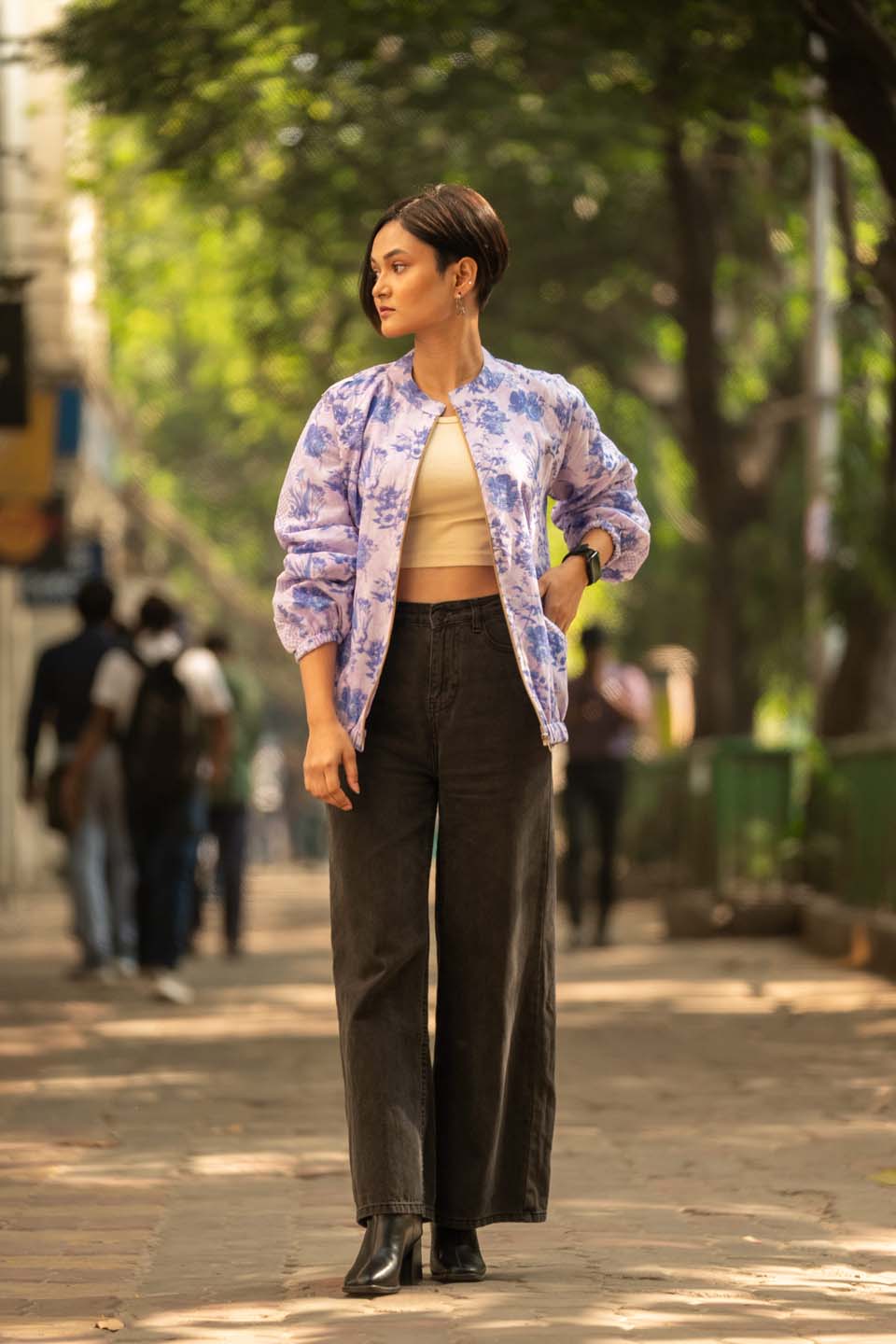 Lilac Breeze - Bomber Jacket