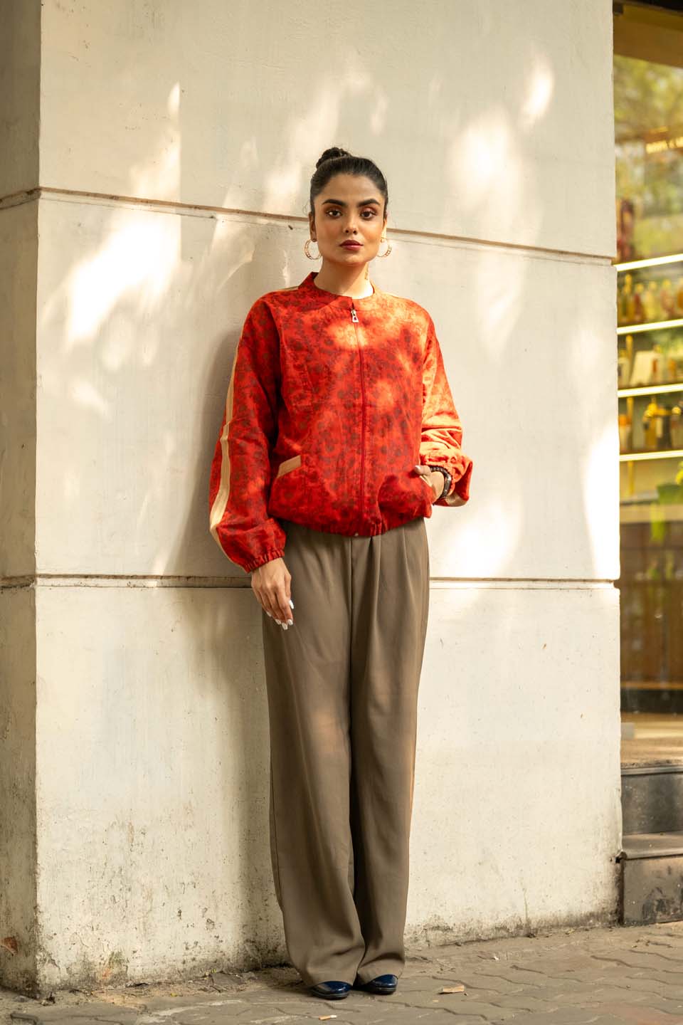 Ruby Red - Bomber Jacket