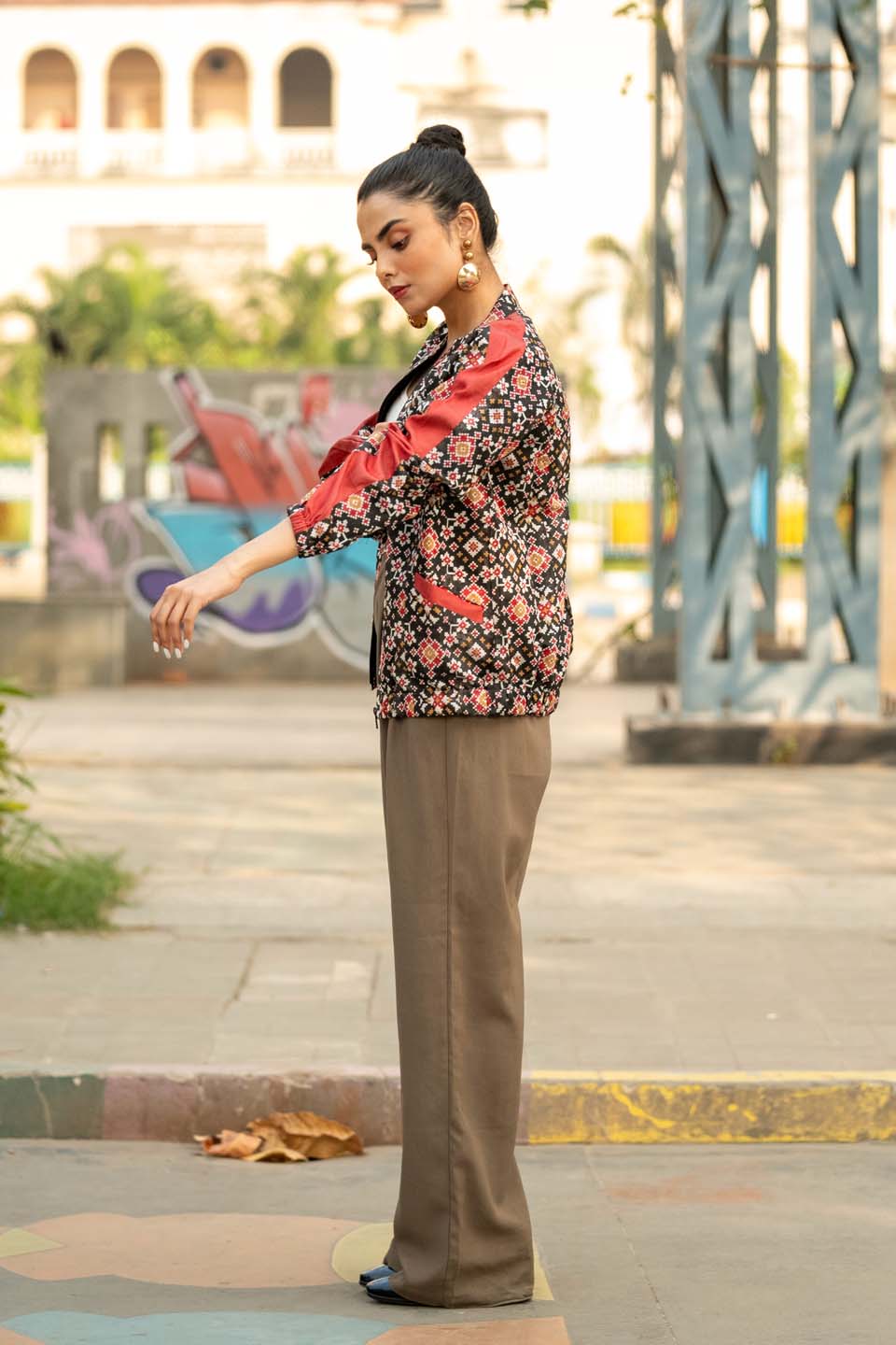 Nightfall Mosaic - Bomber Jacket