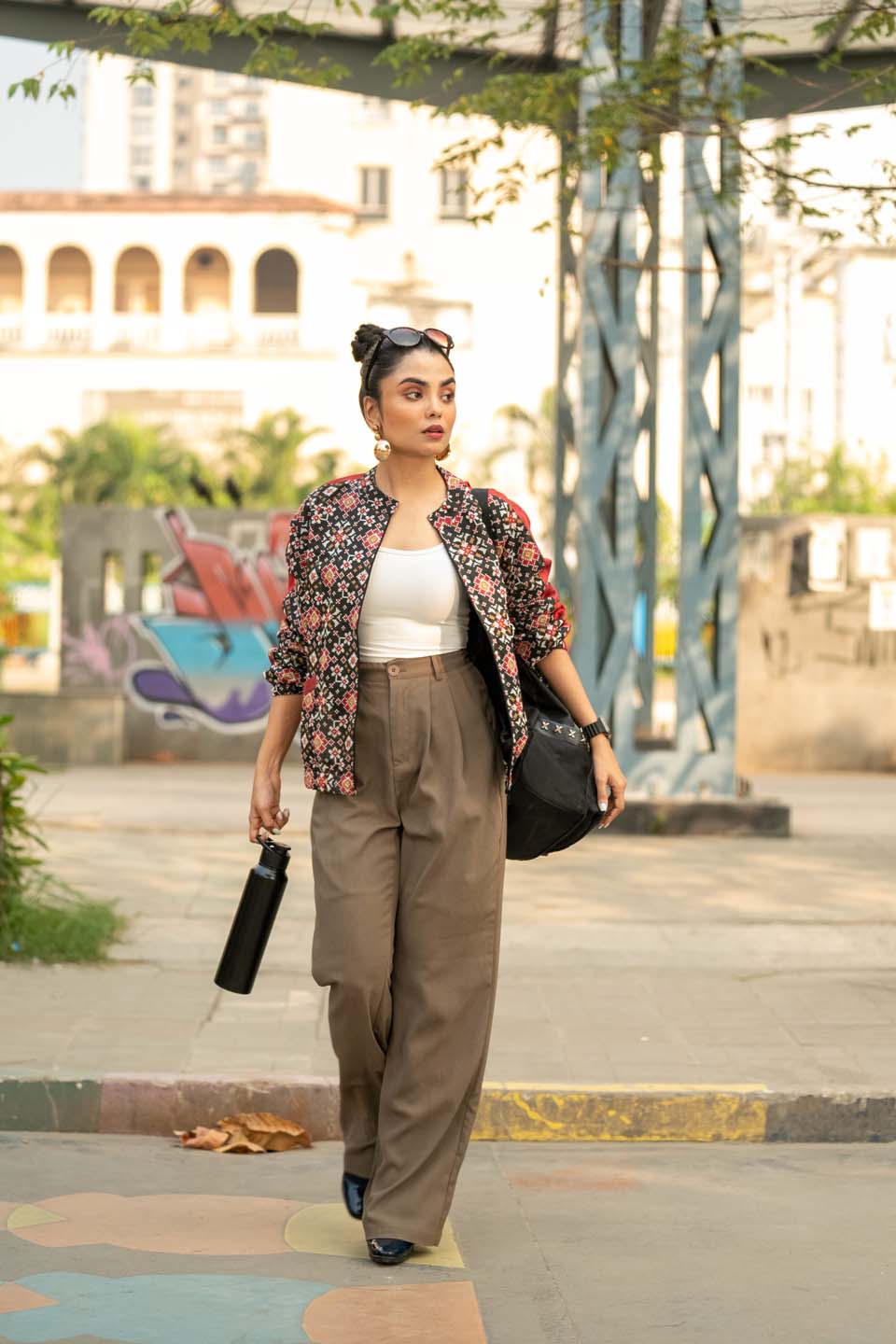 Nightfall Mosaic - Bomber Jacket