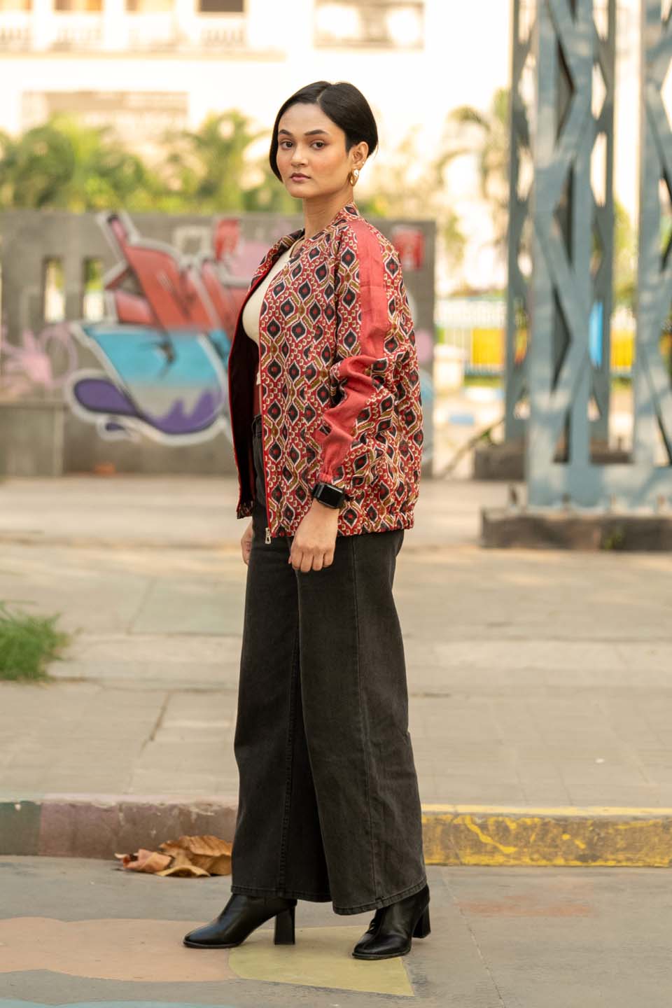 Saffron Prism - Bomber Jacket