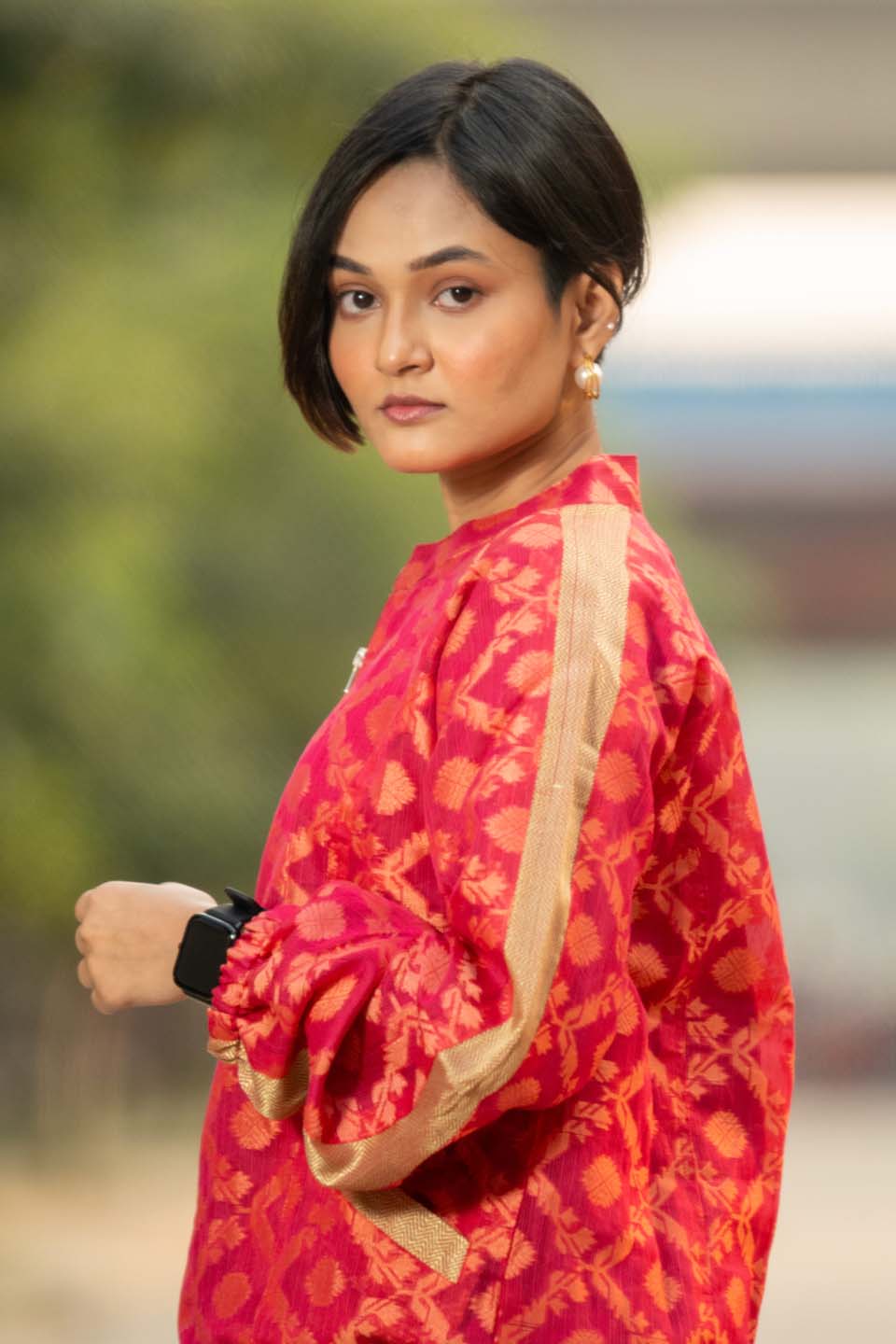 Crimson Halo - Bomber Jacket