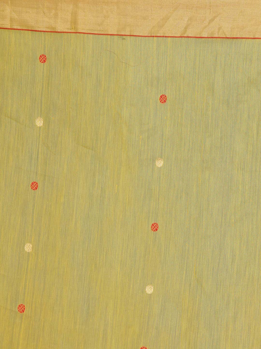 Indethnic Chanderi Handloom Silk Cotton Saree - Saree Detail View