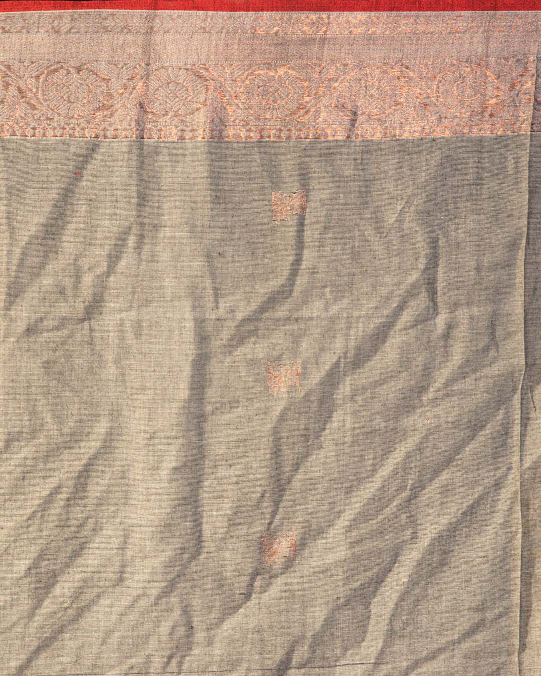 SILVER MIST (BENGAL HANDLOOM 100% PURE COTTON SAREE)
