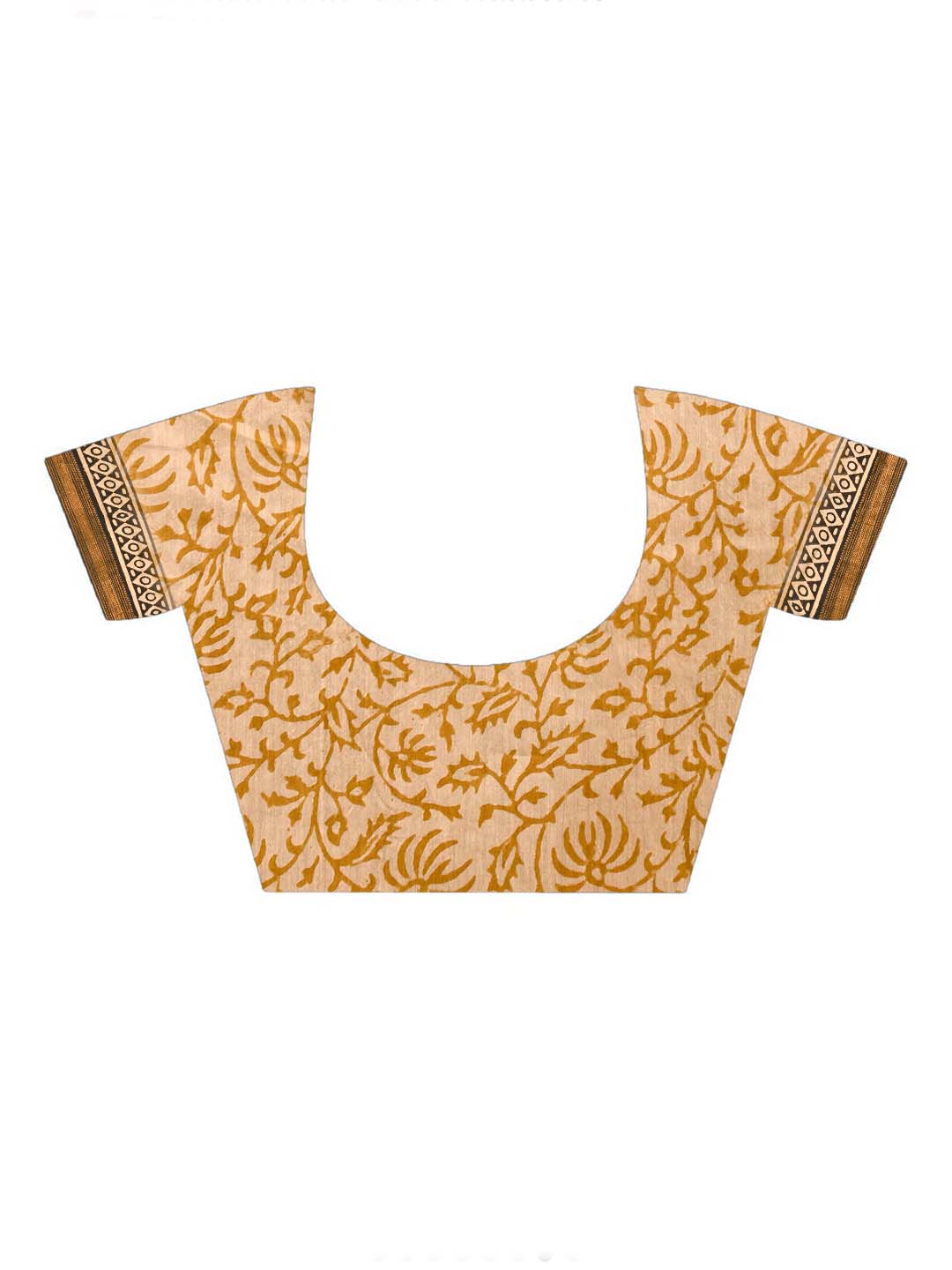 GOLDEN MIRAGE (BAGRU SILK COTTON SAREE)
