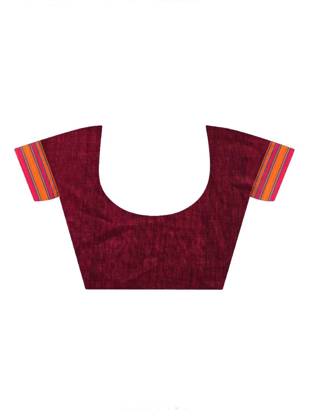 MAGENTA MIRAGE (HANDLOOM 100% PURE COTTON SAREE)