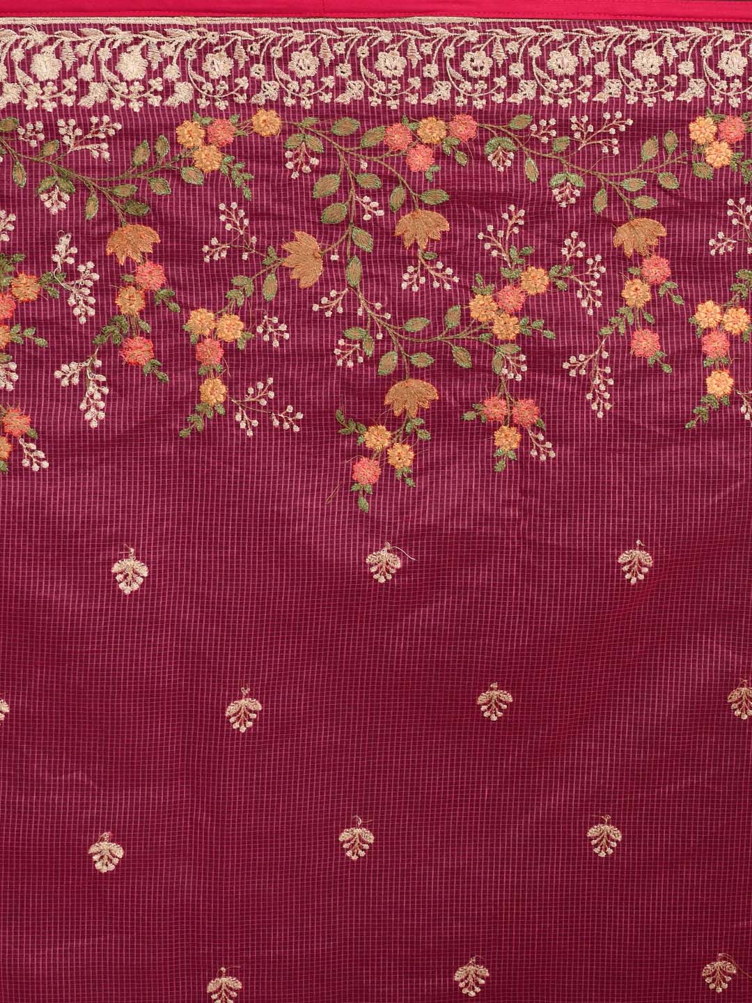 FUCHSIA BLOOM (KOTA SAREE)