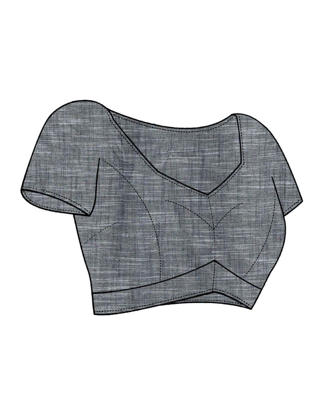 NOIR ALLURE (HANDLOOM 100% PURE COTTON SAREE)