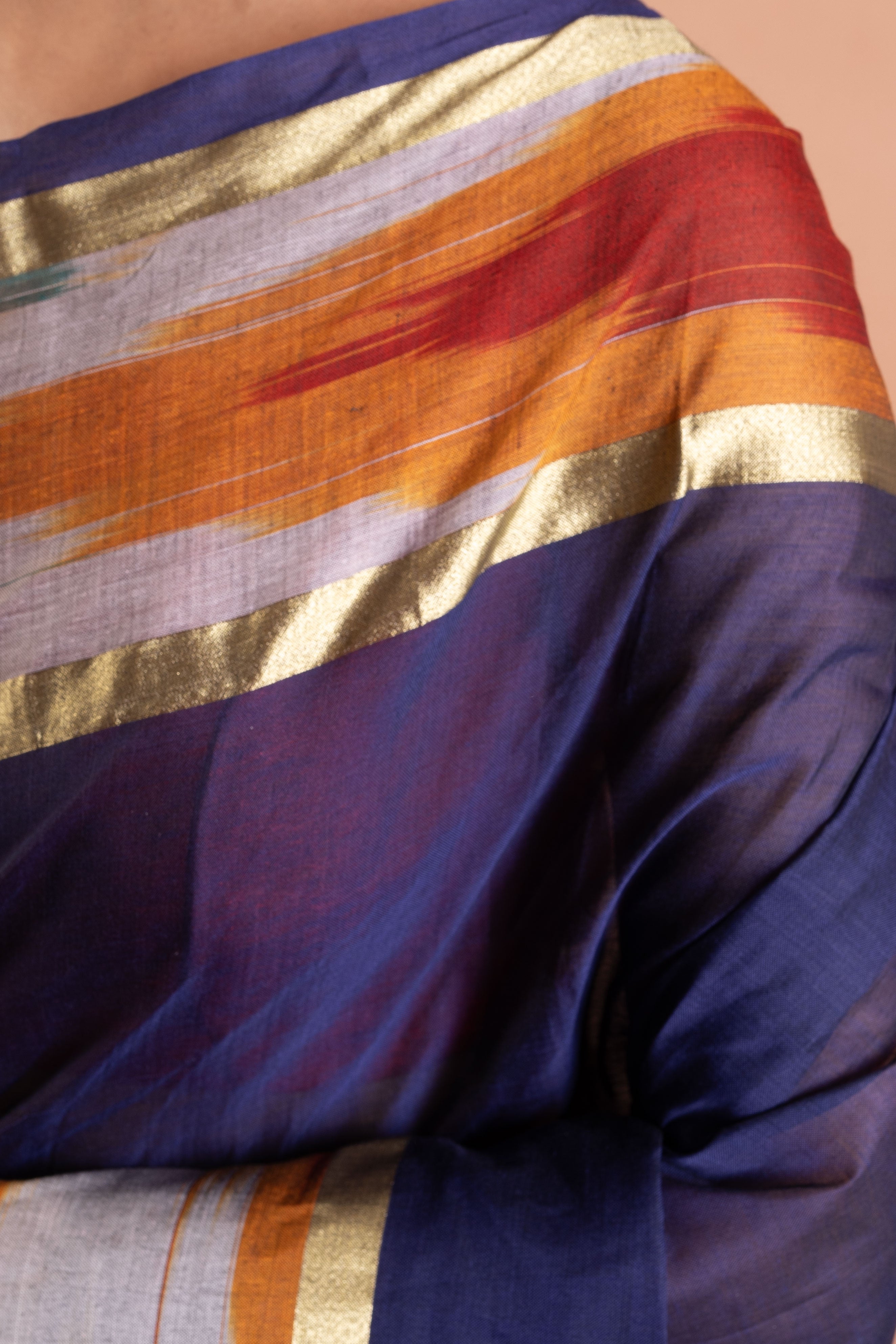 Neelanjali Prism-Stripe Saree
