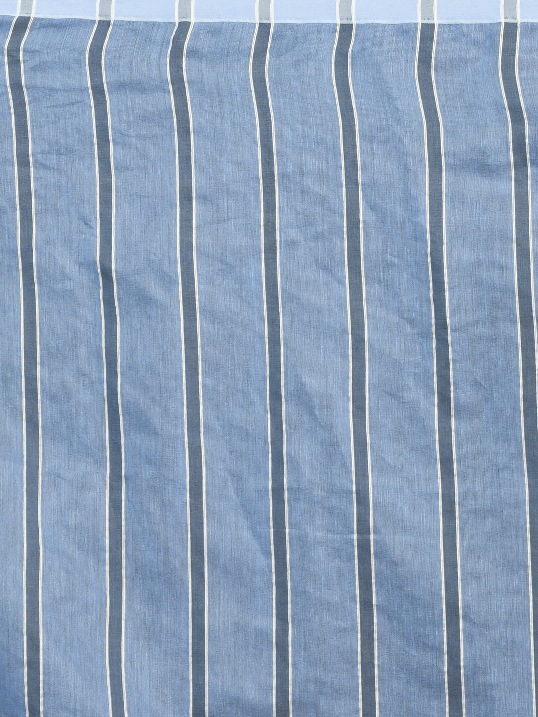 CERULEAN CHARM (BENGAL HANDLOOM COTTON BLEND SAREE)