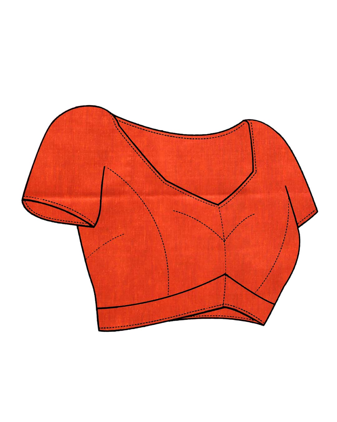 CITRUS CHARM (BENGAL HANDLOOM COTTON BLEND SAREE)