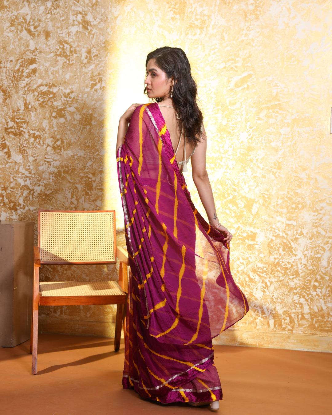 RANG RESHMI LEHERIYA (LEHERIYA SAREE)