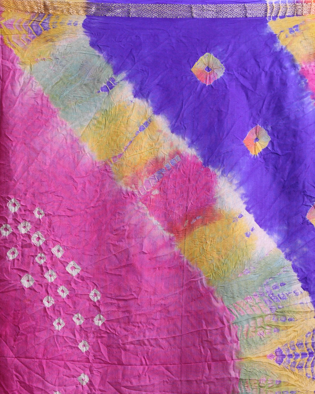 KALEIDOSCOPE BANDHANI (BANDHANI POLY CREPE SAREE)