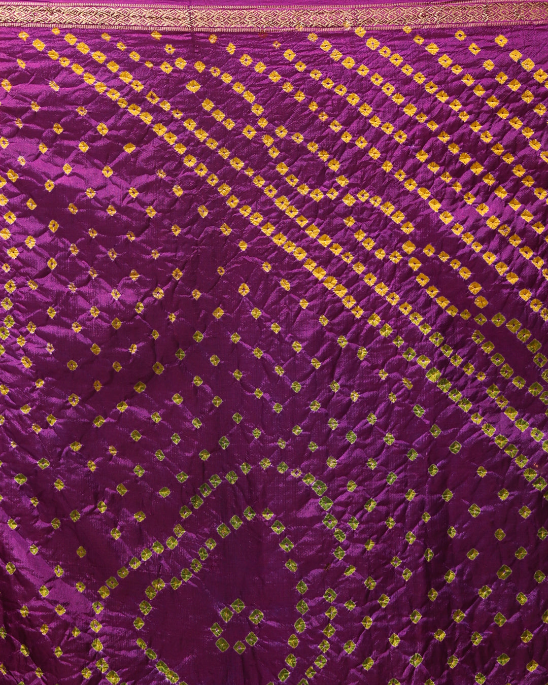 VIOLET ENCHANTMENT (BANDHANI CREPE SAREE)