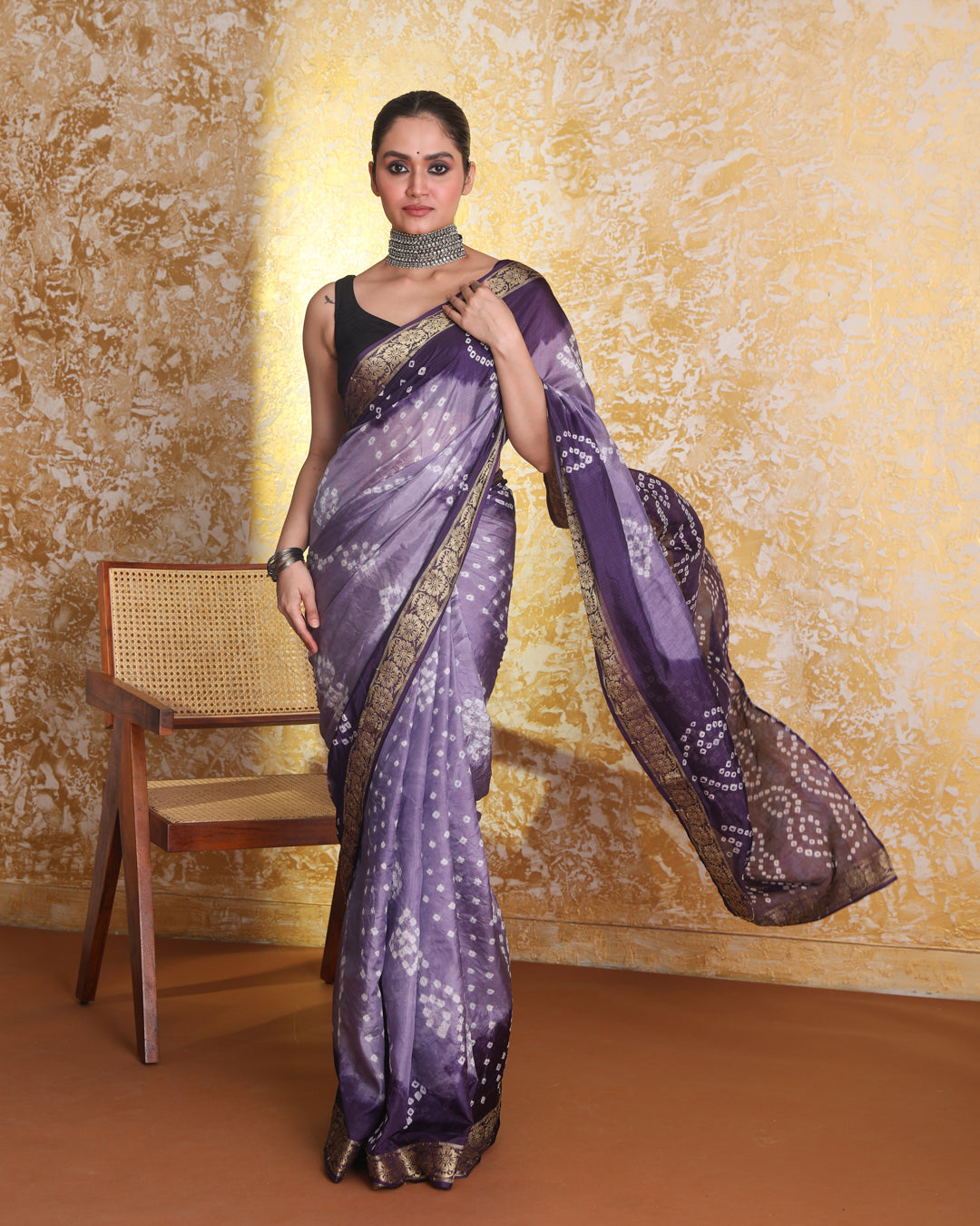KAVYA (BANDHANI POLY SILK SAREE)