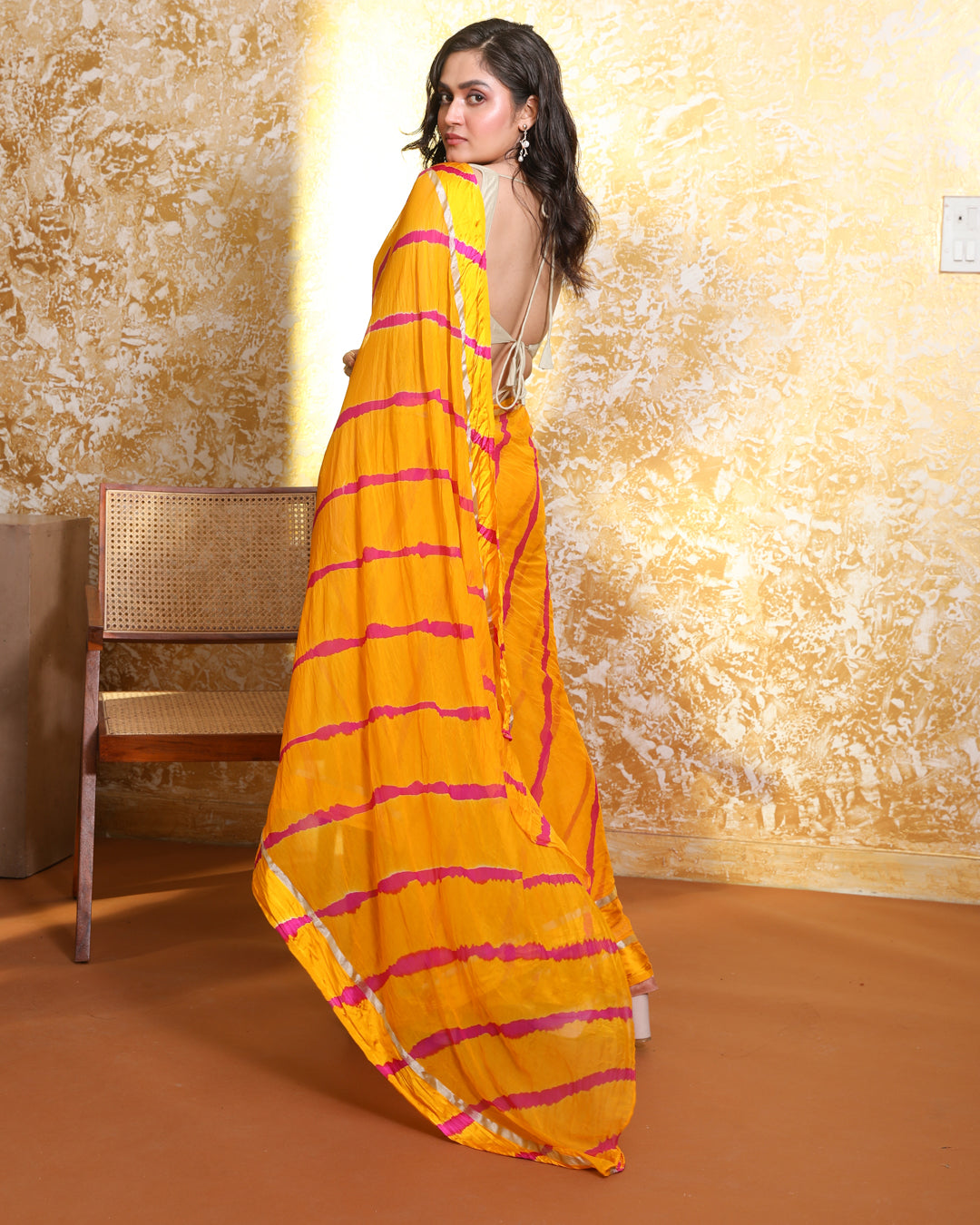 JHILMIL LEHERIYA (LEHERIYA SAREE)