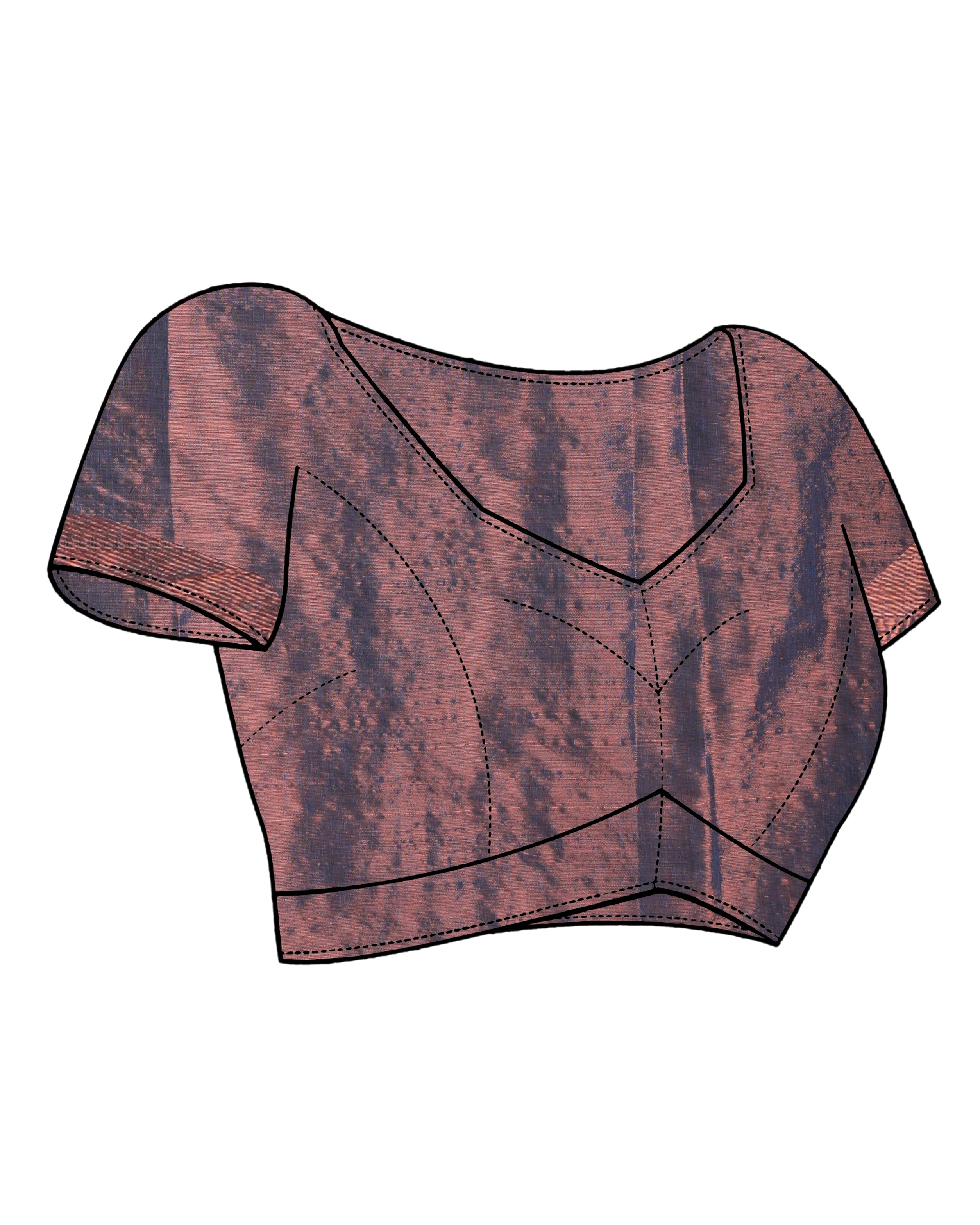 ROYAL AZURE (HANDLOOM COTTON BLEND SAREE)