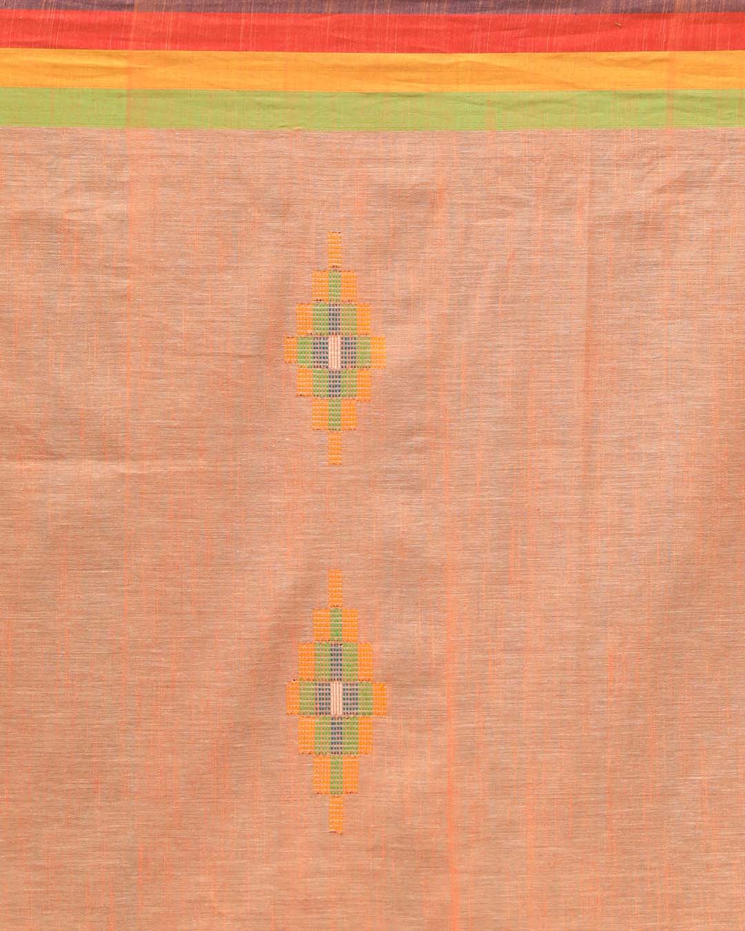 SUNSET BLOSSOM (HANDLOOM 100% PURE COTTON SAREE)