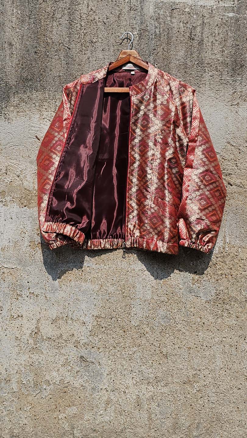 Coral Ember - Bomber Jacket
