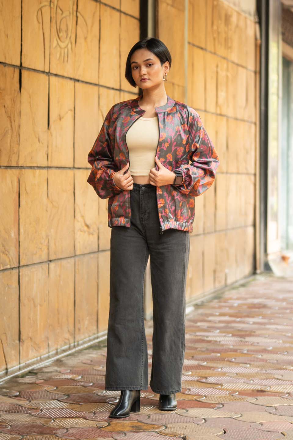 Shadow Bloom - Bomber Jacket