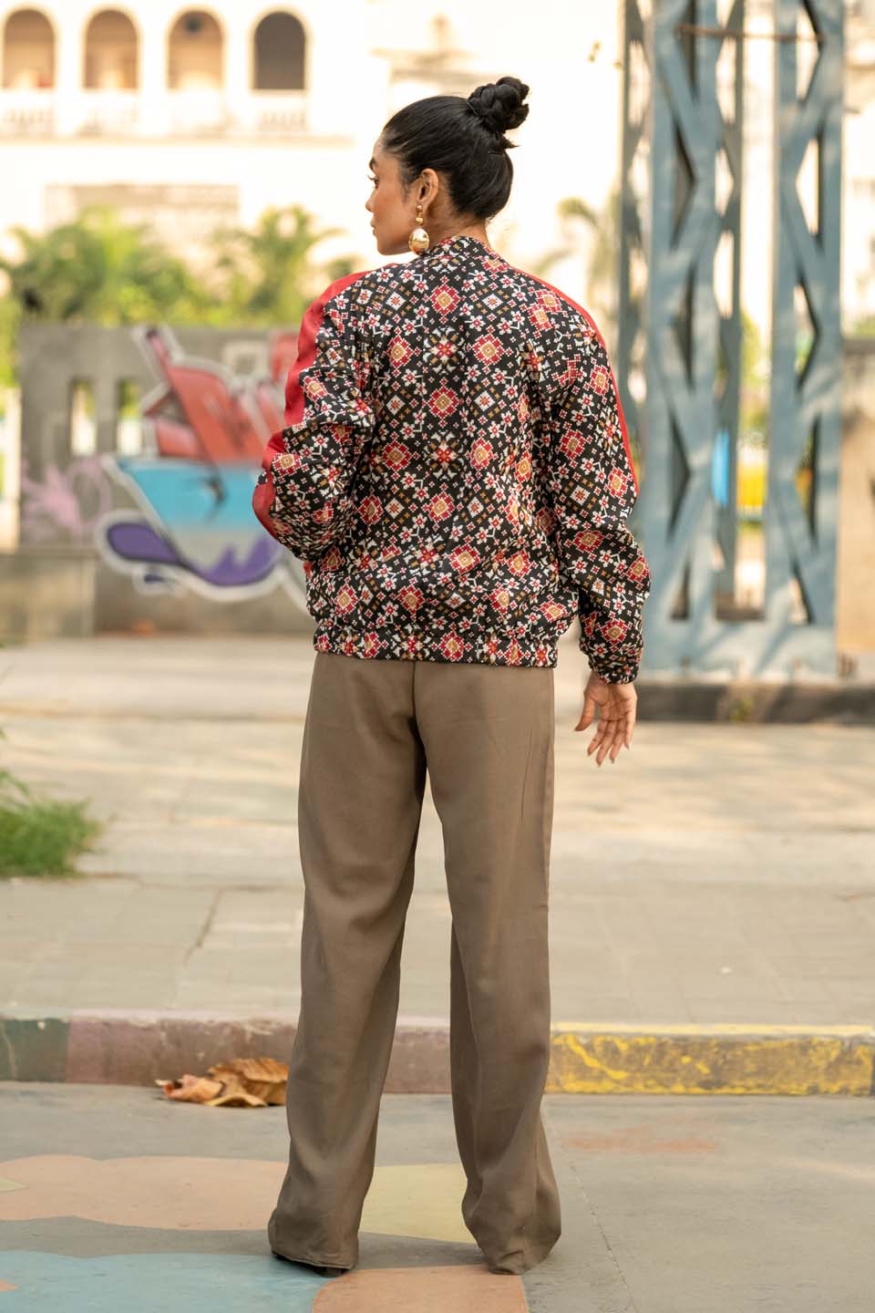 Nightfall Mosaic - Bomber Jacket