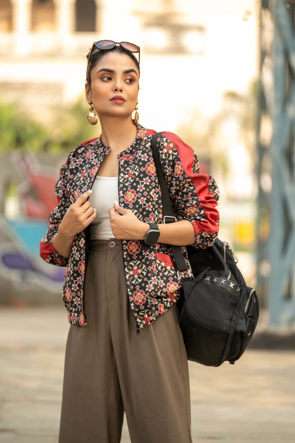 Nightfall Mosaic - Bomber Jacket