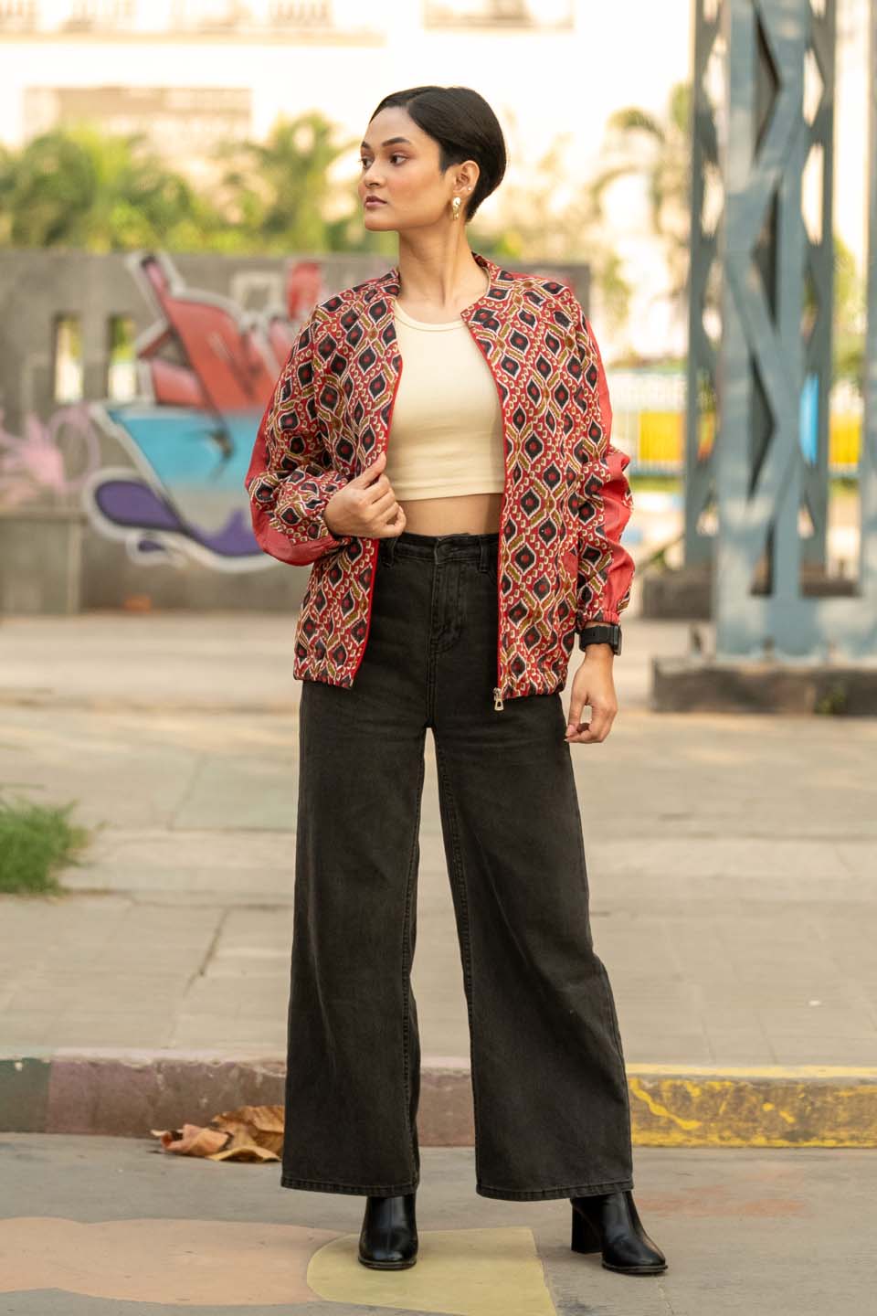 Saffron Prism - Bomber Jacket