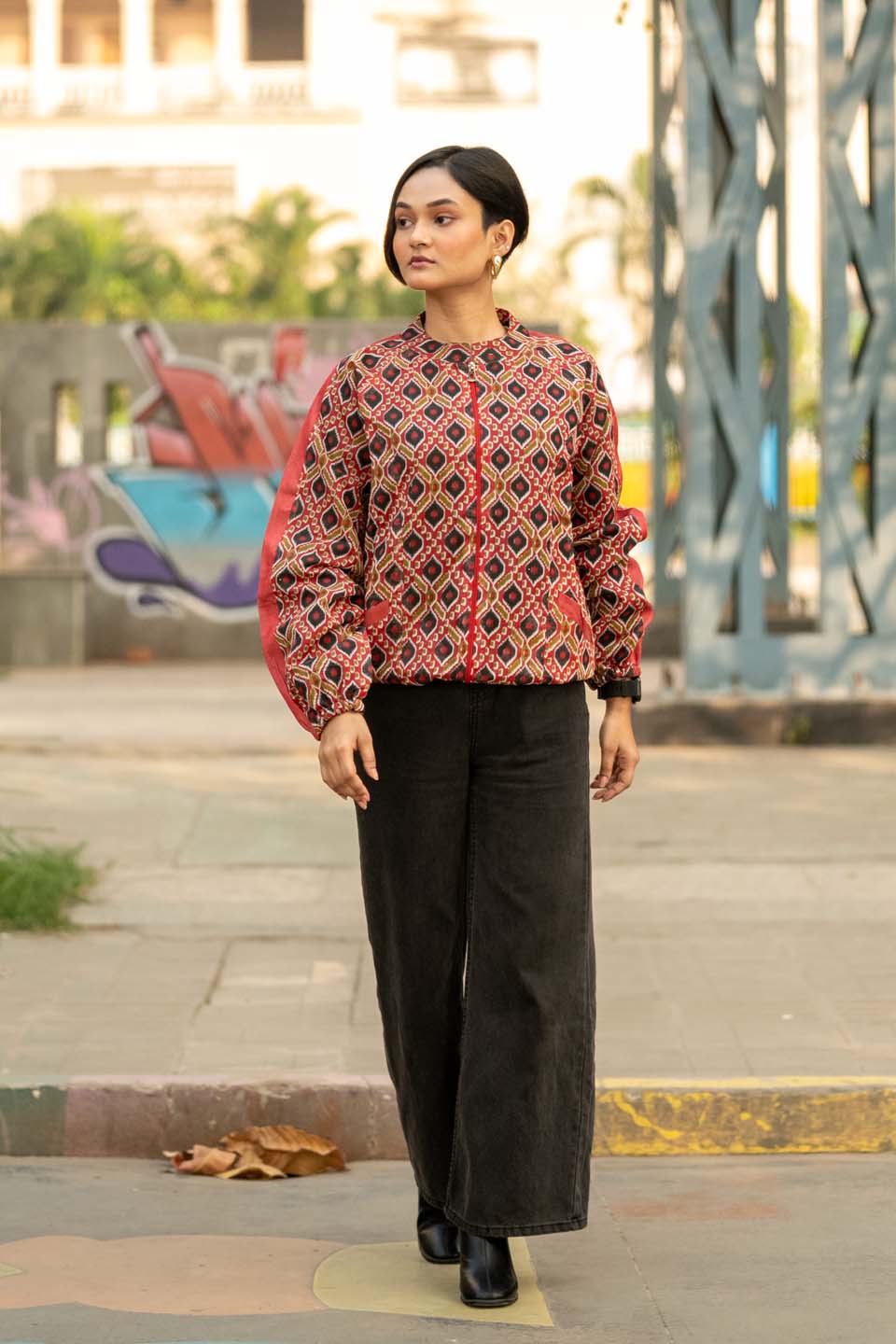 Saffron Prism - Bomber Jacket