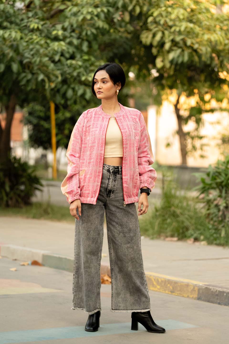 Urban Grid - Bomber Jacket