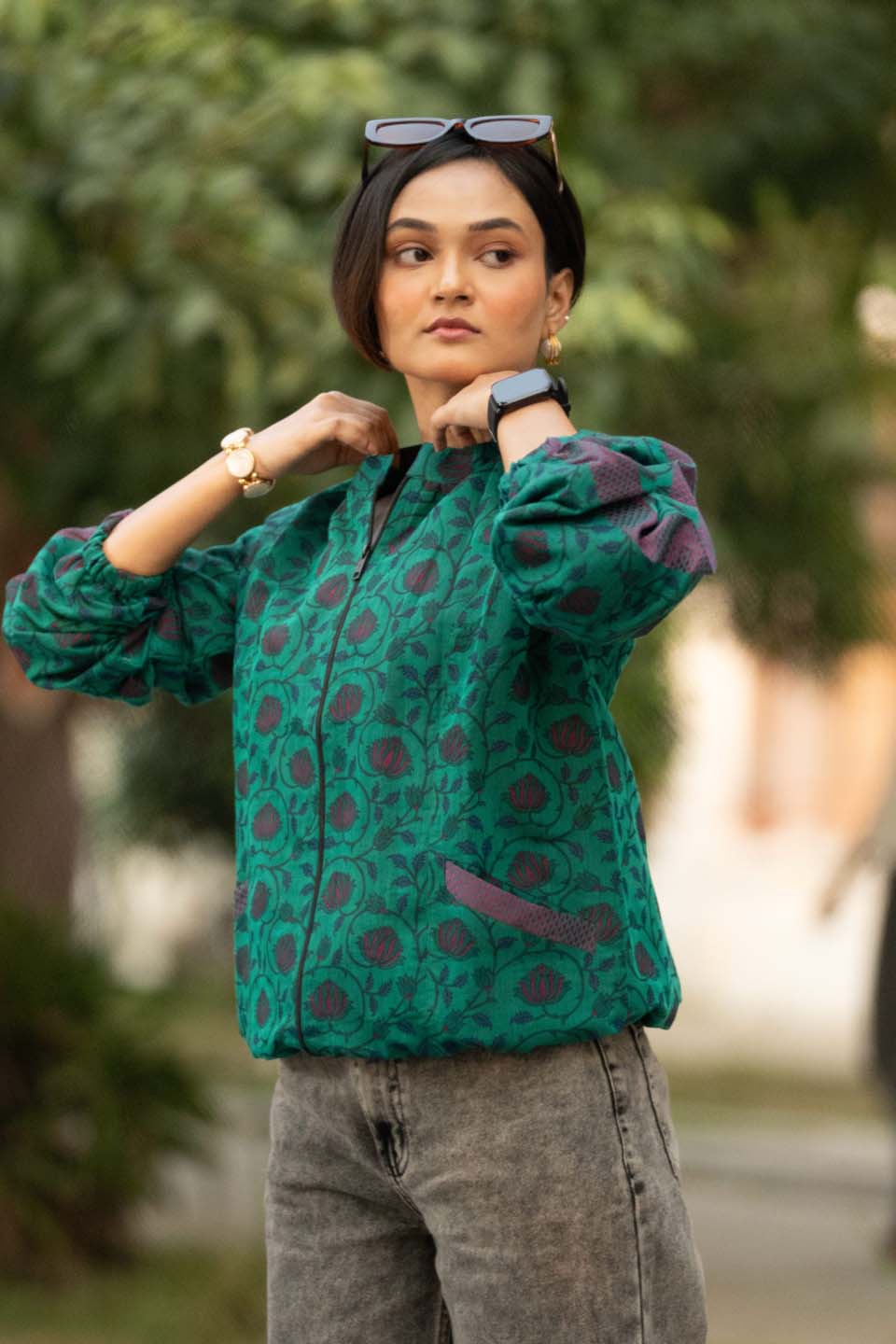 Twilight Garden - Bomber Jacket