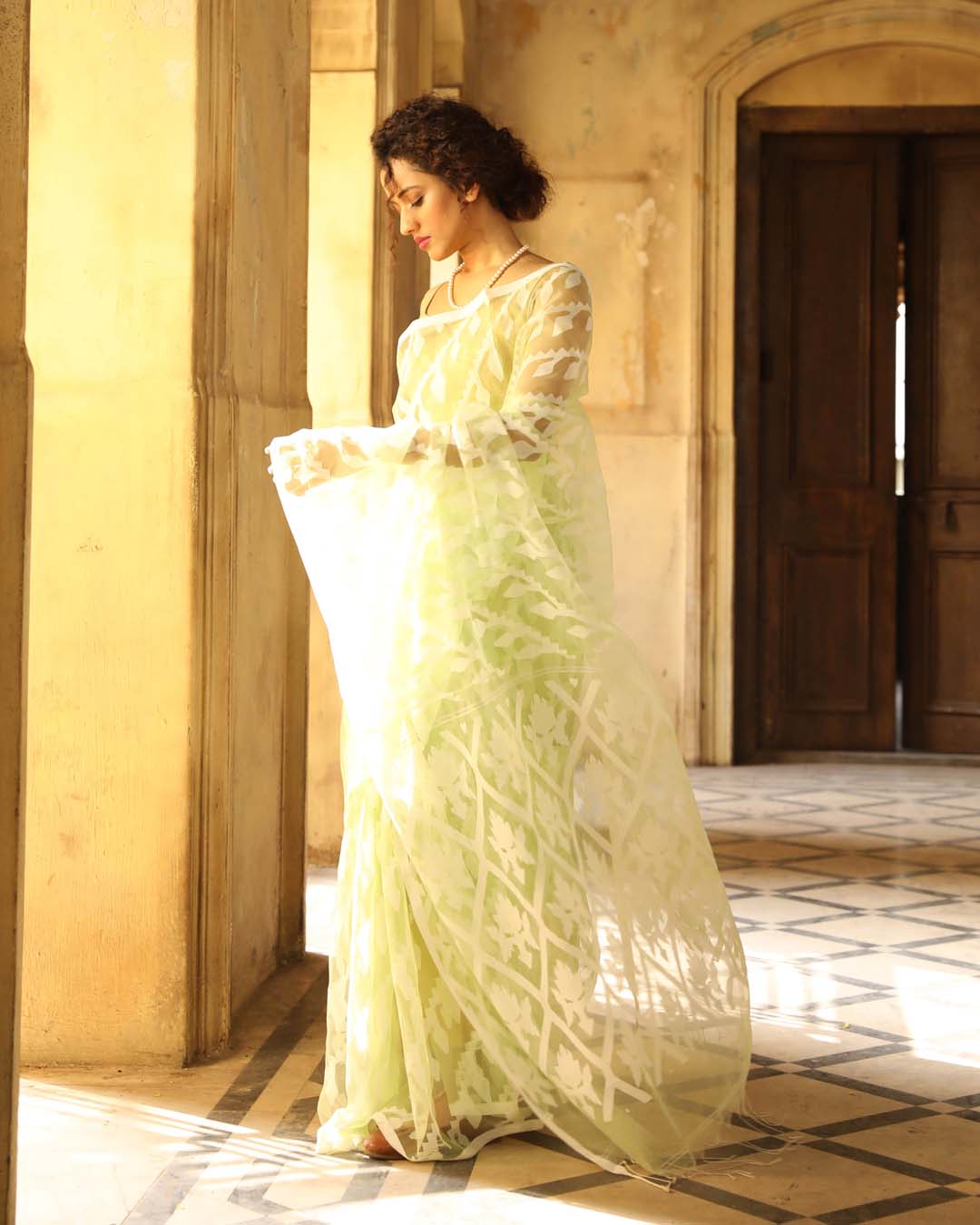 ENCHANTED FOREST  (HANDLOOM ART SILK SAREE)