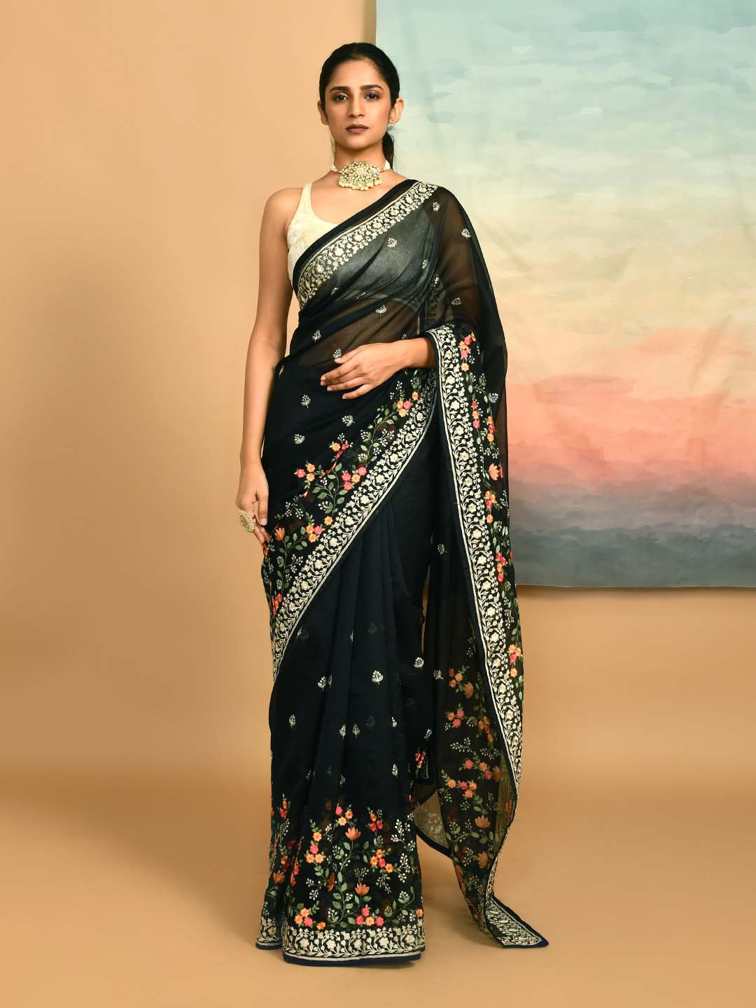 NOIR RADIANCE (KOTA  SAREE)