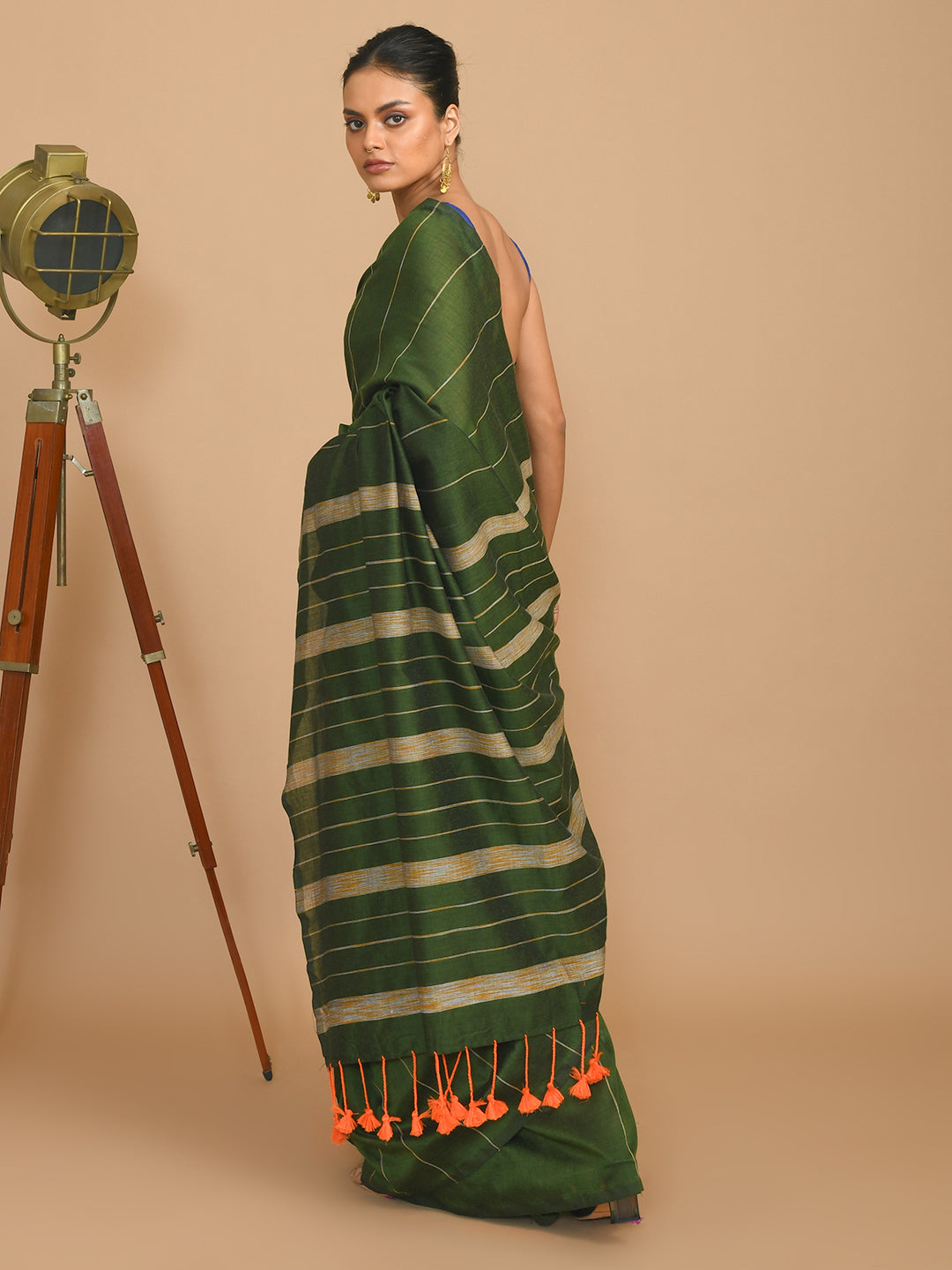 EVERGREEN PROFESSIONAL (BENGAL HANDLOOM COTTON BLEND SAREE)