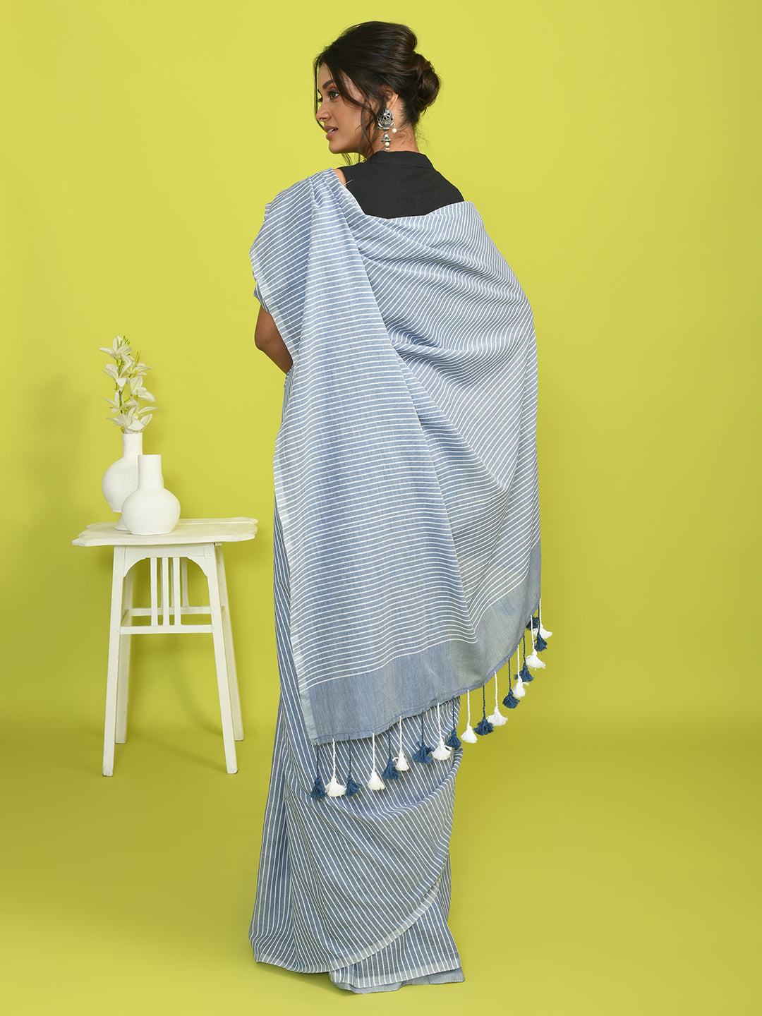 URBAN ELEGANCE (BENGAL HANDLOOM COTTON BLEND SAREE)