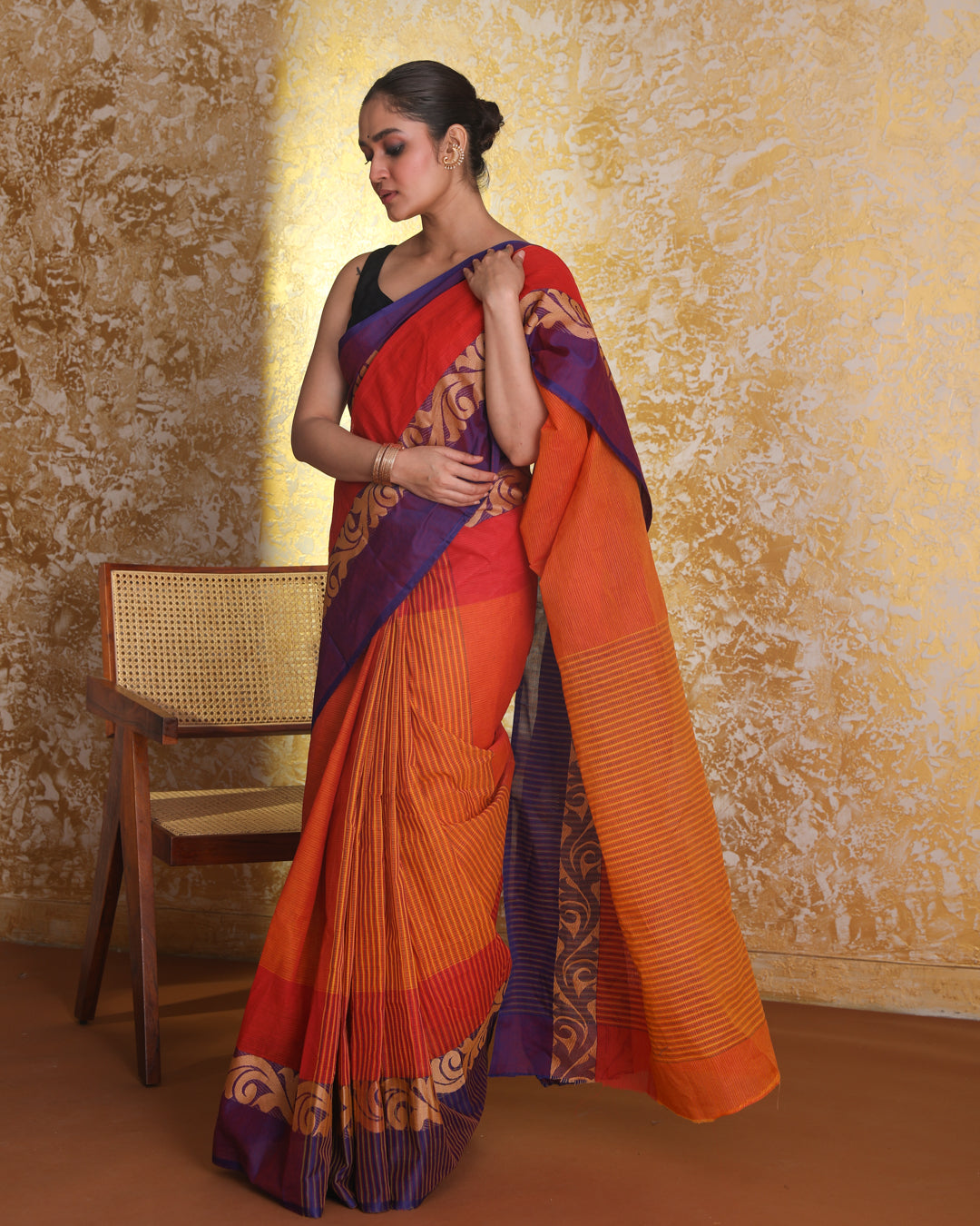 SUNLIT GOLD (JAMDANI  SAREE)