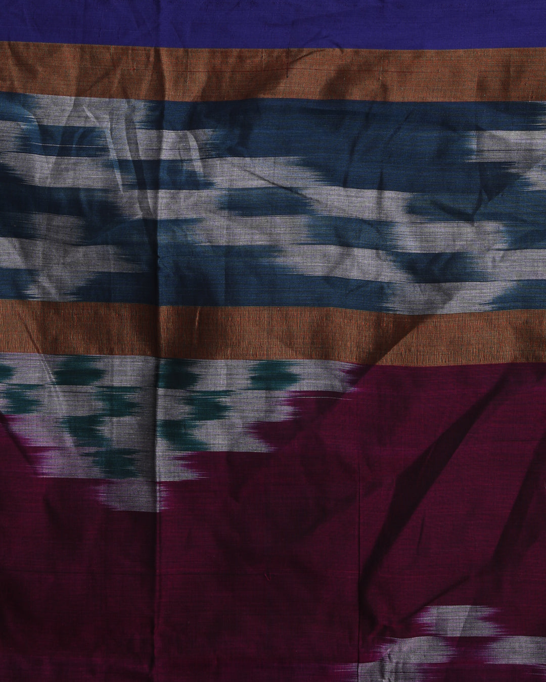 MAJESTIC VIOLET (IKAT  SAREE)