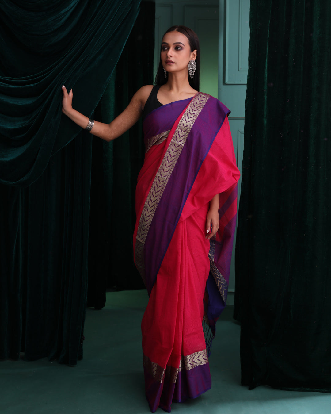 BLUSH HARMONY (JAMDANI  SAREE)