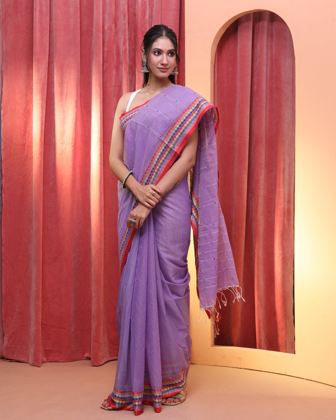 ROYAL STRIPES (CHANDERI  SAREE)