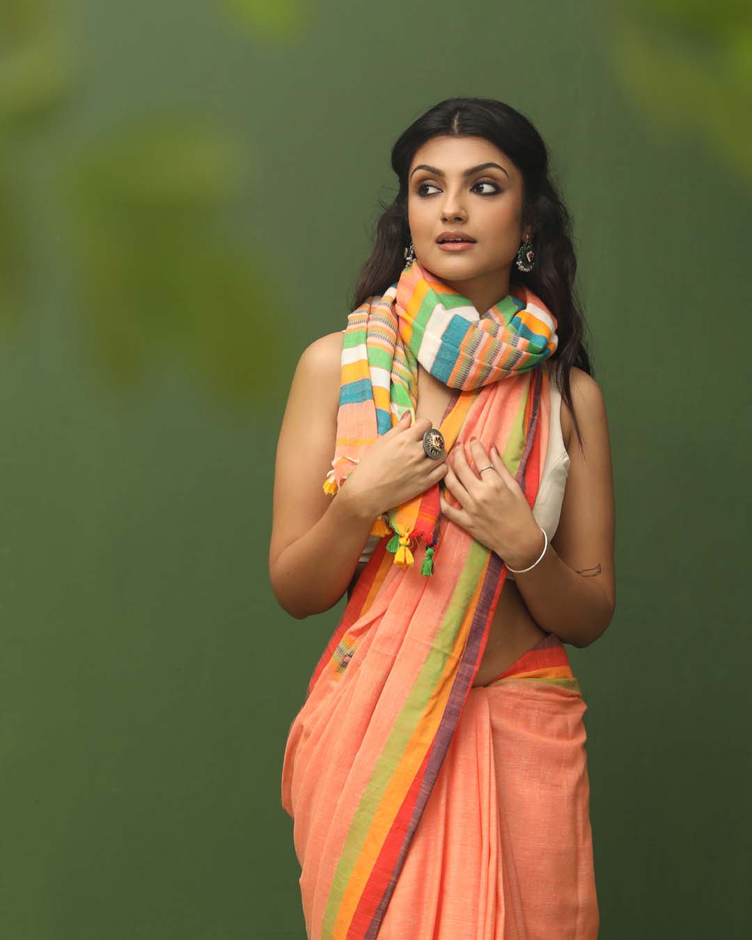 SUNSET BLOSSOM (HANDLOOM 100% PURE COTTON SAREE)