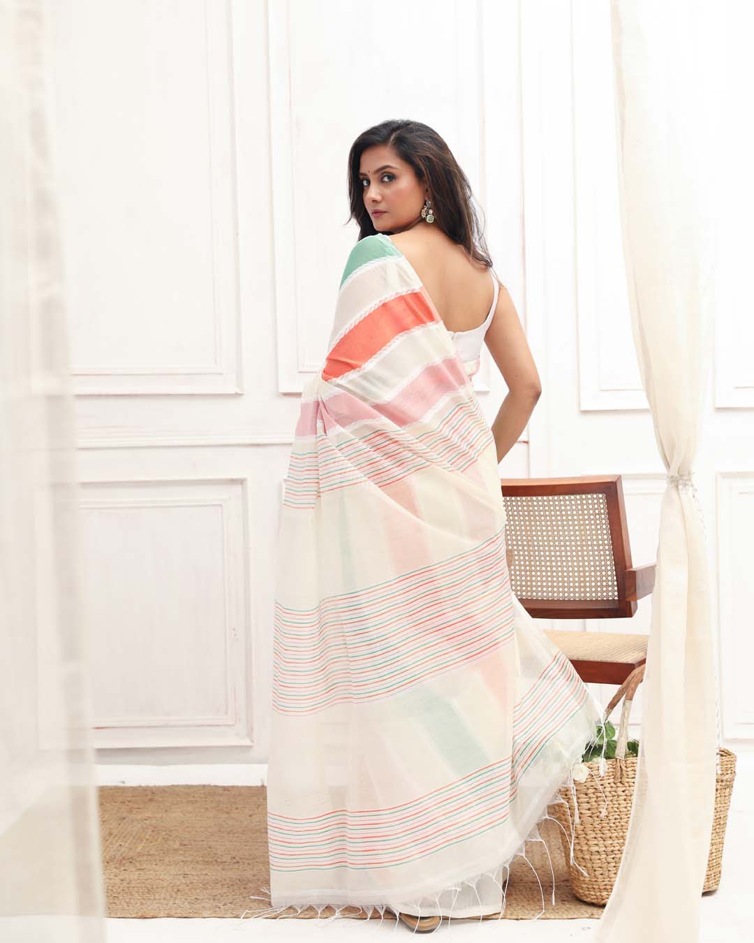 PURE ELEGANCE (BENGAL HANDLOOM COTTON BLEND SAREE)
